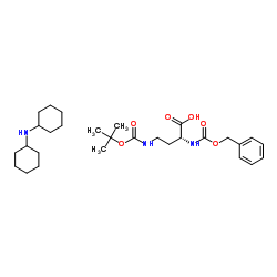 (R)-2-苄氧羰基氨基-4-(Boc-氨基)丁酸 二环己基铵盐
