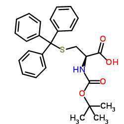 N-叔丁氧羰基-S-三苯甲基-L-半胱氨酸