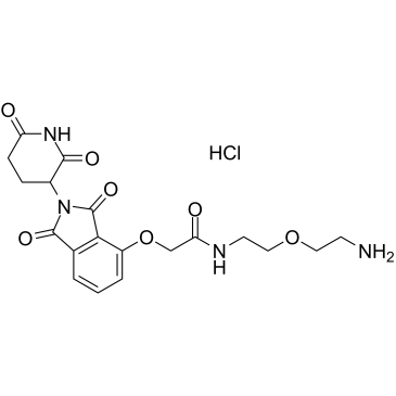 Thalidomide-O-amido-PEG-C2-NH2 hydrochloride