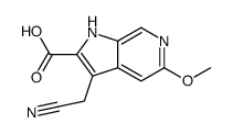 3-(氰基甲基)-5-甲氧基-1氢-吡咯[2,3-C]吡啶-2-甲酸