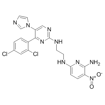 N6-[2-[[4-(2,4-二氯苯基)-5-(1H-咪唑-1-基)-2-嘧啶基]氨基]乙基]-3-硝基-2,6-吡啶二胺