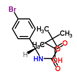 Boc-4-溴-D-beta-苯丙氨酸