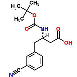 N-叔丁氧羰基-(S)-3-氨基-4-(3-氰基苯基)丁酸