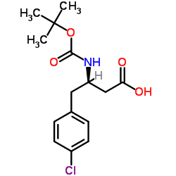 Boc-(S)-3-氨基-4-(4-氯苯基)-丁酸