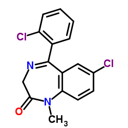 7-氯-5-(2-氯苯基)-1,3-二氢-1-甲基-2H-1,4-苯并二氮杂卓-2-酮