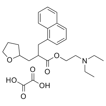 alpha-(1-萘甲基)-2-四氢呋喃丙酸二乙胺基乙基酯草酸盐