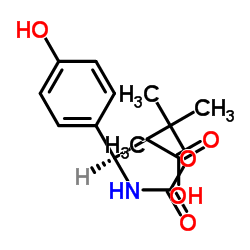 (R)-N-叔丁氧羰基-3-氨基-3-(4-羟基苯基)丙酸