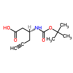 (R)-3-(Boc-氨基)-5-己炔酸