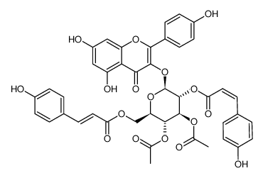 3-[[3,4-二-O-乙酰基-6-O-[(2E)-3-(4-羟基苯基)-1-氧代-2-丙烯基]-2-O-[(2Z)-3-(4-羟基苯基)-1-氧代-2-丙烯基