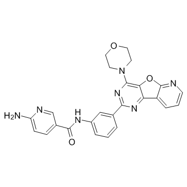 6-氨基-N-[3-[4-(4-吗啉基)吡啶并[3',2':4,5]呋喃并[3,2-D]嘧啶-2-基]苯基]-3-吡啶甲酰胺