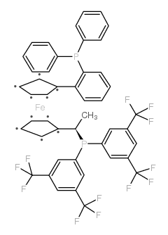 (R)-1-((RP)-2-[2-(二苯基膦)苯基]二茂铁基)乙基二[3,5 -二(三氟甲基)苯基]膦