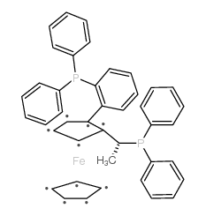 (+)- 1 - [(R)-2 - (2' -二苯膦苯基)二茂铁基]乙基苯基膦