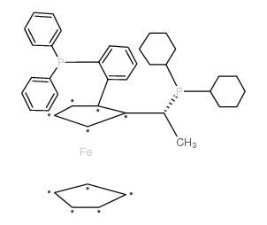 (R)-1-{(RP)-2-[2-(二苯基膦)苯基]二茂铁基}乙基二环己基膦