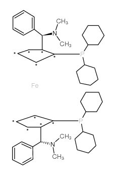 (ΑR,ΑR)-2,2'-双(Α-N,N-二甲氨苯甲基)-(S,S)-1,1′-双(二环己磷氢)二茂铁