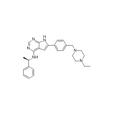 6-[4-[(4-乙基-1-哌嗪)甲基]苯基]-N-[(1R)-1-苯基乙基]-7H-吡咯并[2,3-D]嘧啶-4-胺
