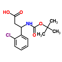 Boc-(S)-3-氨基-3 -(2-氯苯基)-丙酸