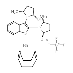 (R,R)-2,3-双(2,5-二甲基-硫环磷-1-基)苯并[B]噻吩环辛二稀四氟硼酸铑(I)