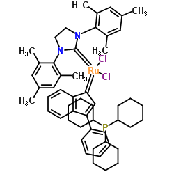 三环己基磷[3-苯基-1H吲哚-1-亚基][1,3-二(2,4,6-三甲苯)-4,5-二氢咪唑]钌(II)二氯化物