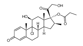 9Alpha-氯-16Β-甲基孕甾-1,4-二烯-11Β,17Alpha,21-三醇-3,20-二酮-17-丙酸酯