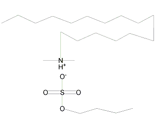N,N-二甲基-N-十六烷基季铵基丁基硫酸酯
