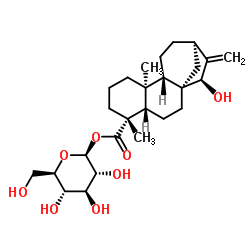 (4ALPHA,15BETA)-15-羟基贝壳杉-16-烯-18-酸 BETA-D-吡喃葡萄糖酯