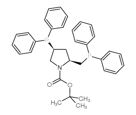 (2S,4S)-4-二苯基膦-2-(二苯基膦甲基)-N-叔丁氧羰基-吡咯烷