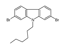 2,7-二溴-9-己基咔唑