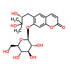 (R)-白花前胡醇 7-O-BETA-D-吡喃葡萄糖苷
