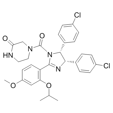 4-[[(4S,5R)-4,5-双(4-氯苯基)-4,5-二氢-2-[4-甲氧基-2-(1-甲基乙氧基)苯基]-1H-咪唑-1-YL]羰基]-2-哌嗪酮