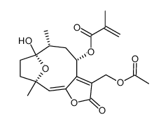 8ALPHA-(2-甲基丙烯酰氧基)硬毛钩藤内酯 13-O-乙酸酯