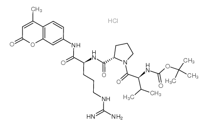 叔丁氧羰基-缬氨酰-脯氨酰-精氨酸-7-胺基-4-甲基香豆素盐酸盐