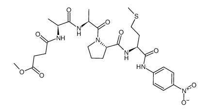 N-甲氧基琥珀酰-丙酰氨-丙酰氨-脯酰氨-蛋氨酸对硝基酰苯胺