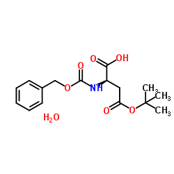 Cbz-D-天冬氨酸 4-叔丁酯一水物