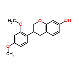 3-(2,4-二甲氧基苯基)-3,4-二氢-2H-1-苯并吡喃-7-醇