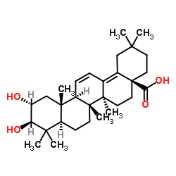 (2ALPHA,3BETA)-2,3-二羟基齐墩果-11,13(18)-二烯-28-酸