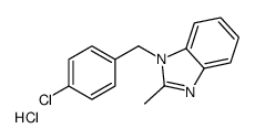 1-(4-氯苄基)-2-甲基苯并咪唑盐酸盐