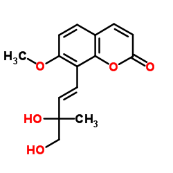 (E)-8-(3,4-二羟基-3-甲基-1-丁烯基)-7-甲氧基-2H-1-苯并吡喃-2-酮