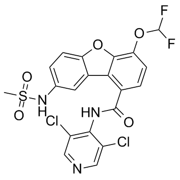 N-(3,5-二氯吡啶-4-基)-4-二氟甲氧基-8-[(甲磺酰基)氨基]二苯并[B,D]呋喃-1-甲酰胺