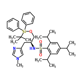 Nα-(2,4,6-三异丙苯基磺酰基)-O-(叔丁基二苯基甲硅基)-π-甲基-L-组氨醇
