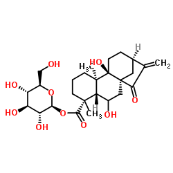 等效-6,9-二羟基-15-氧代-16-贝壳杉烯-19-酸 BETA-D-吡喃葡萄糖酯