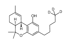 6Α,7,8,10Α-四氢-6,6,9-三甲基-3-(戊基-5,5,5-D3)-6H-二苯并[B,D]吡喃-1-醇