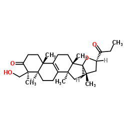 (4BETA,23S)-17,23-环氧-28-羟基-27-去甲羊毛甾-8-烯-3,24-二酮