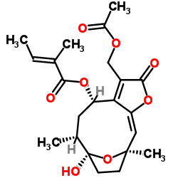 8ALPHA-巴豆酰氧基硬毛钩藤内酯 13-O-乙酸酯