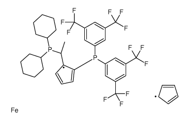 (S)-1-{(RP)-2-[双[3,5-双(三氟甲基)苯基]膦基]-二茂铁基}乙基二环己基膦