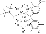 (2S)-1-[(1S)-1-[双(1,1-二甲基乙基)膦]乙基]-2-[双(4-甲氧基-3,5-二甲苯基)膦]二茂铁(符合 CAS 标准)