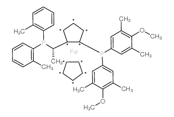 (S)-1-{(RP)-2-[双(4-甲氧基-3,5-二甲苯基)膦]二茂铁基}-乙基双(2-甲苯基)膦