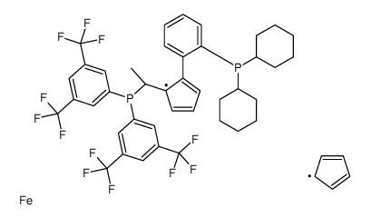 (S)-1-{(SP)-2-[2-(二环己基膦)苯基]二茂铁基}乙基双[3,5-双(三氟甲基)苯基]膦
