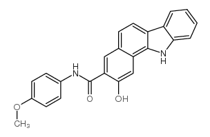 2-羟基-N-(4-甲氧基苯基)-11H-苯并[a]咔唑-3-甲酰胺