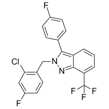 2-[(2-氯-4-氟苯基)甲基]-3-(4-氟苯基)-7-(三氟甲基)-2H-吲唑