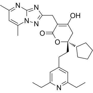 (R)-6-环戊基-6-[2-(2,6-二乙基吡啶-4-基)乙基]-3-[(5,7-二甲基-[1,2,4]三唑并[1,5-a]嘧啶-2-基)甲基]-4-羟基-5